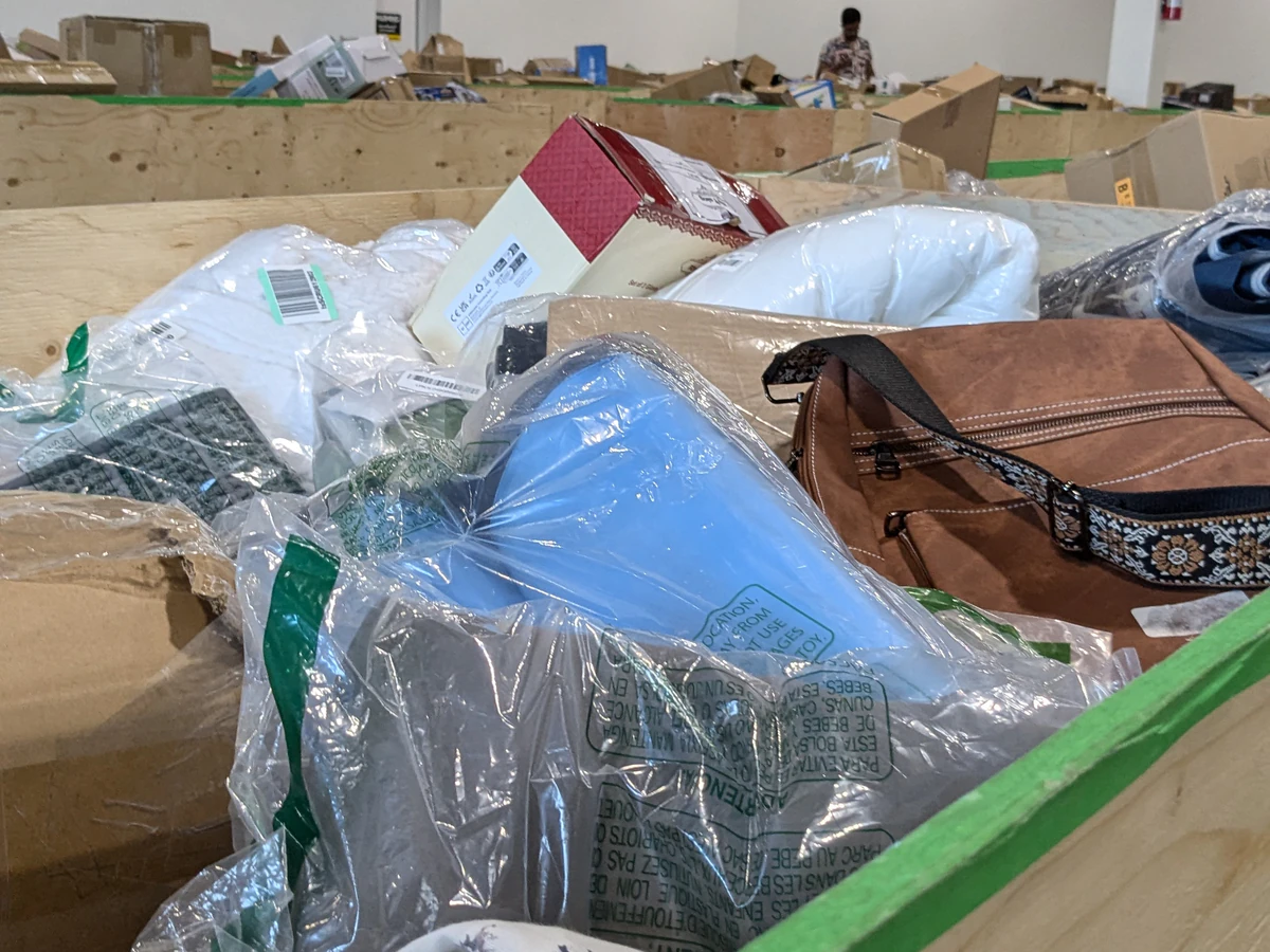 Black Friday Bins bin store in Windsor, Ontario — a Canadian liquidation store with daily price drops.