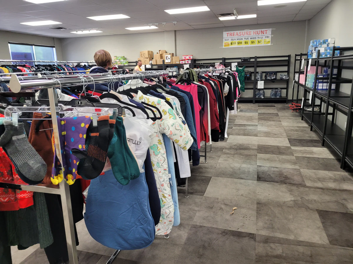 Treasure Hunt Grande Prairie bin store in Unknown, Alberta — a Canadian liquidation store with daily price drops.