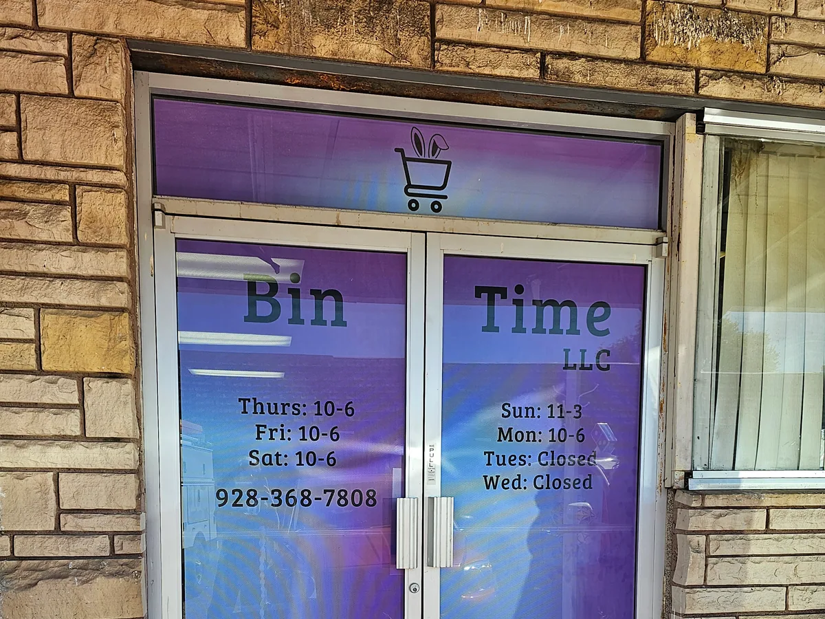 Bin Time bin store in Show Low, AZ — a liquidation store with daily price drops.